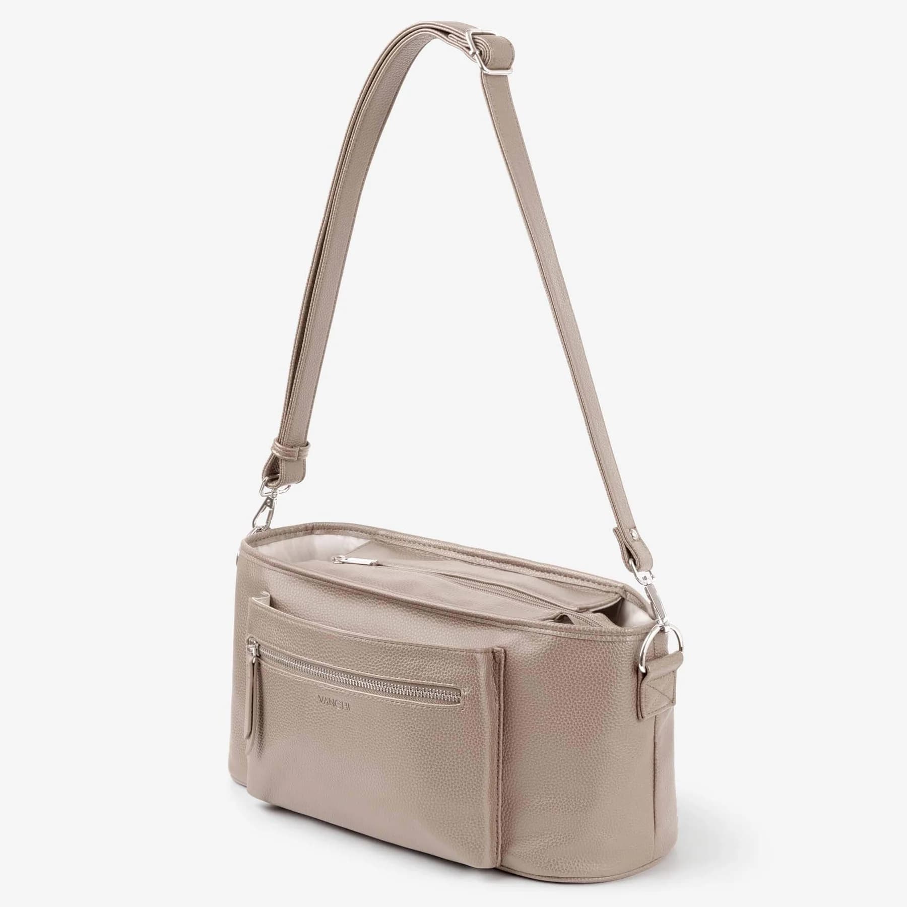 Pram Caddy Shoulder Strap - Stone