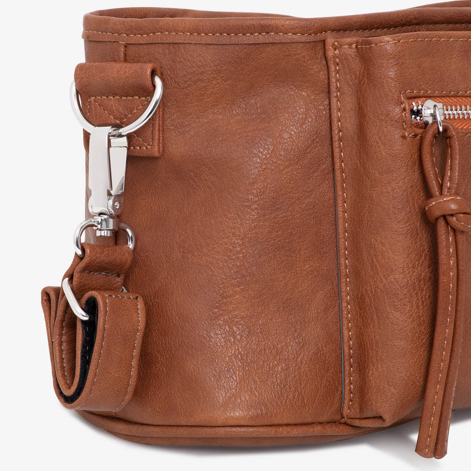 Bag Pram Clips - Tan