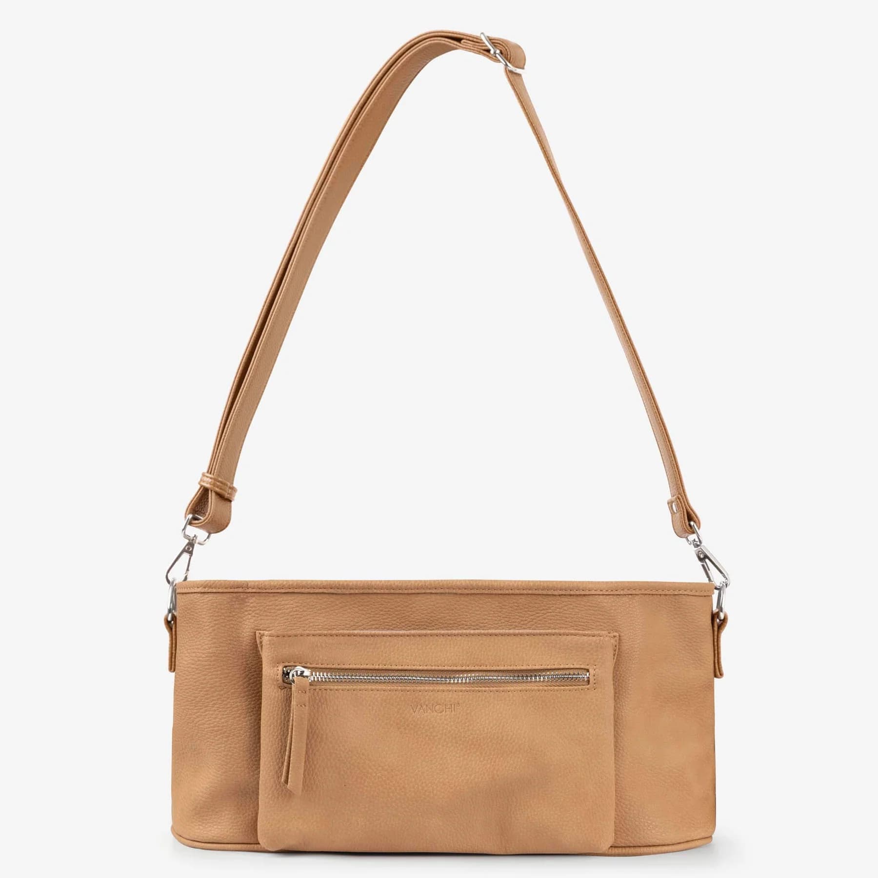 Pram Caddy Shoulder Strap - Camel