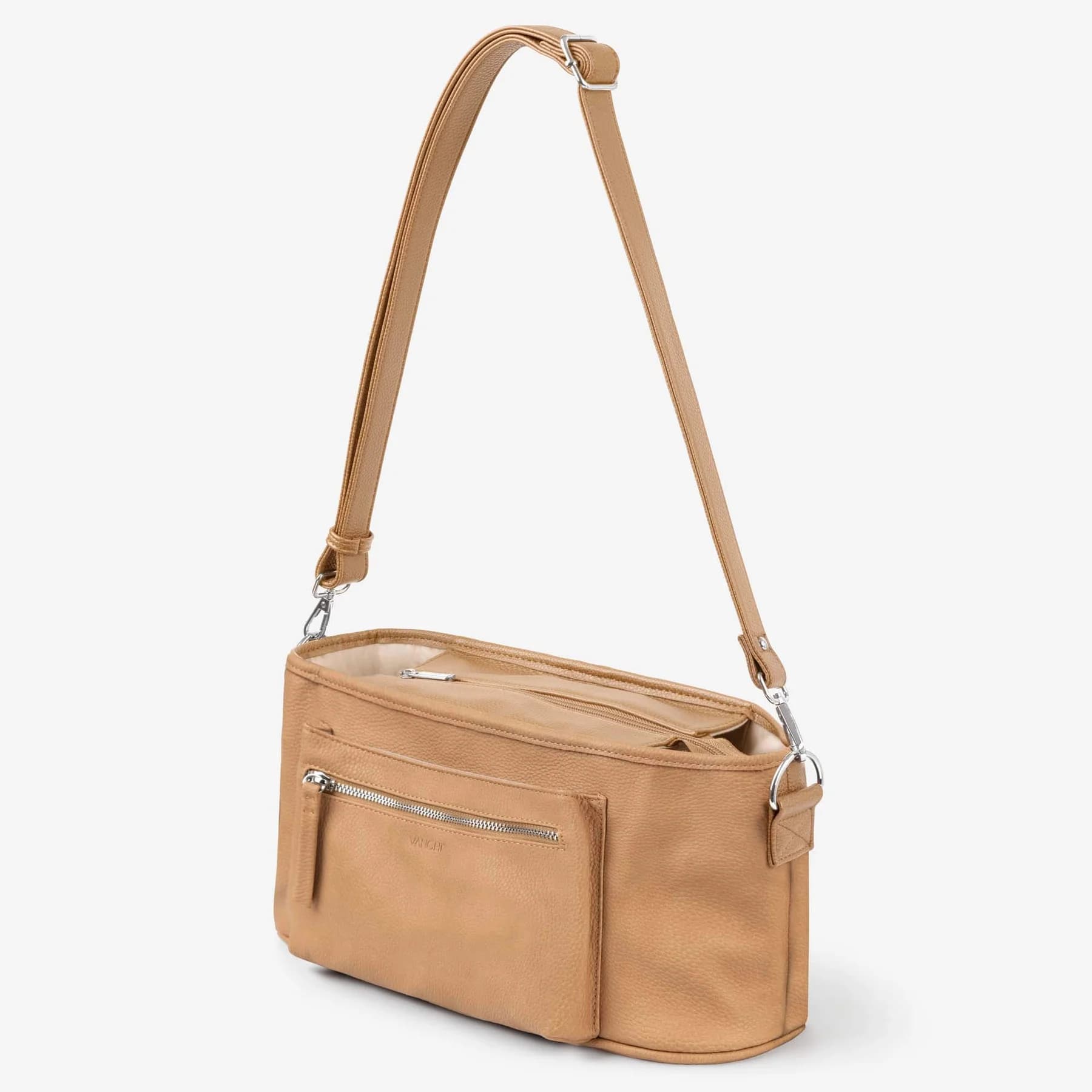 Pram Caddy Shoulder Strap - Camel