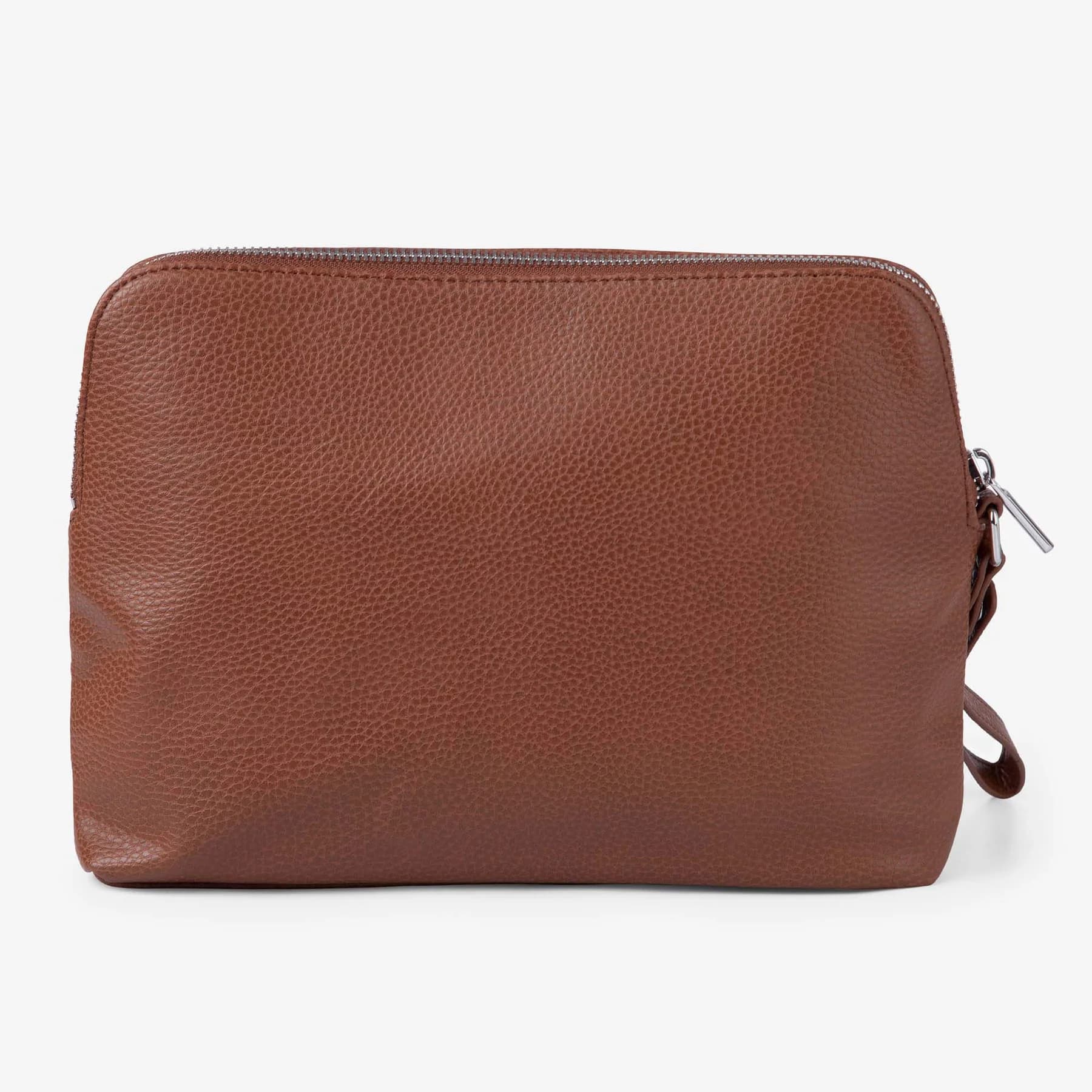 Changing Pouch Nappy Clutch - Pebbled Tan