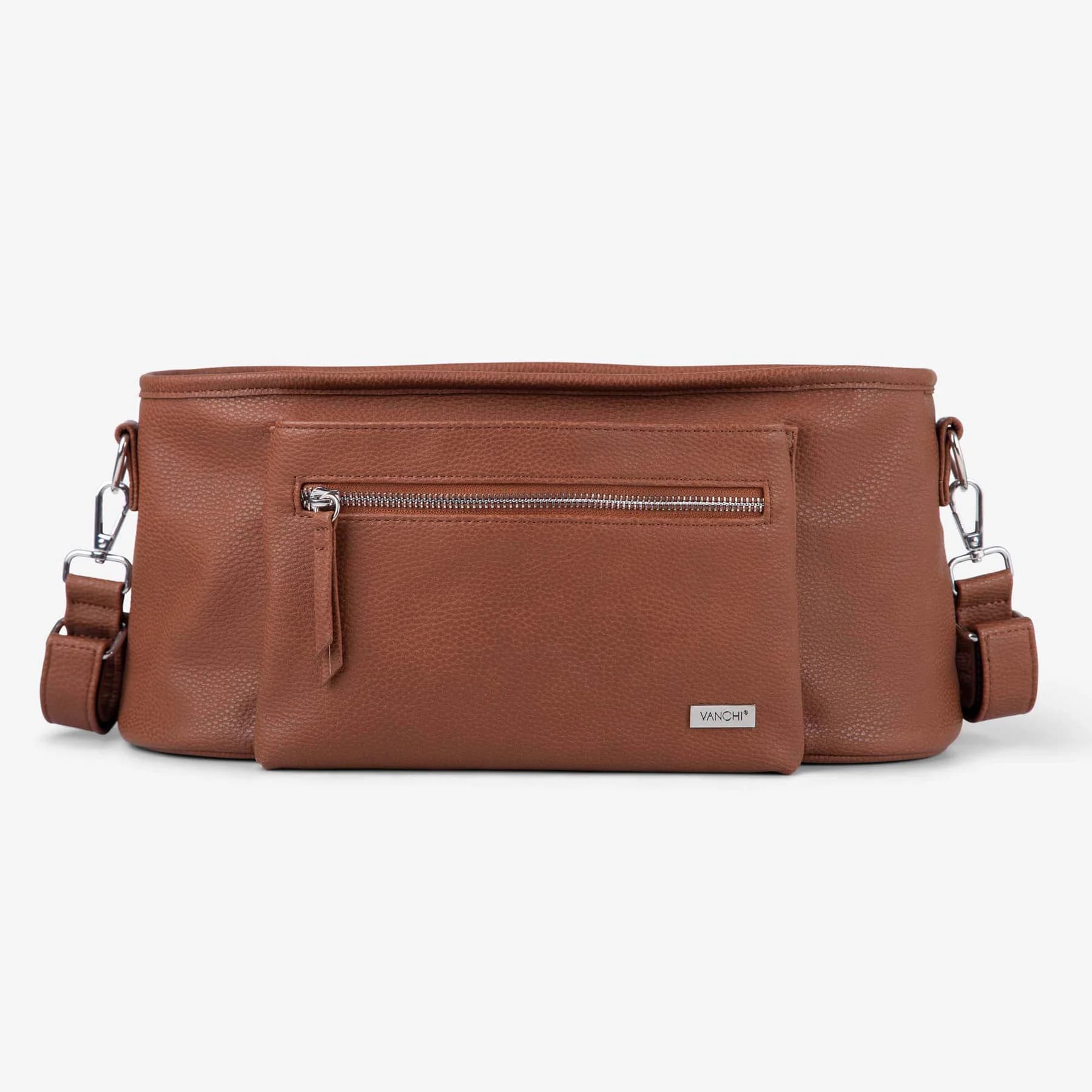 Billie Pram Caddy - Pebbled Tan