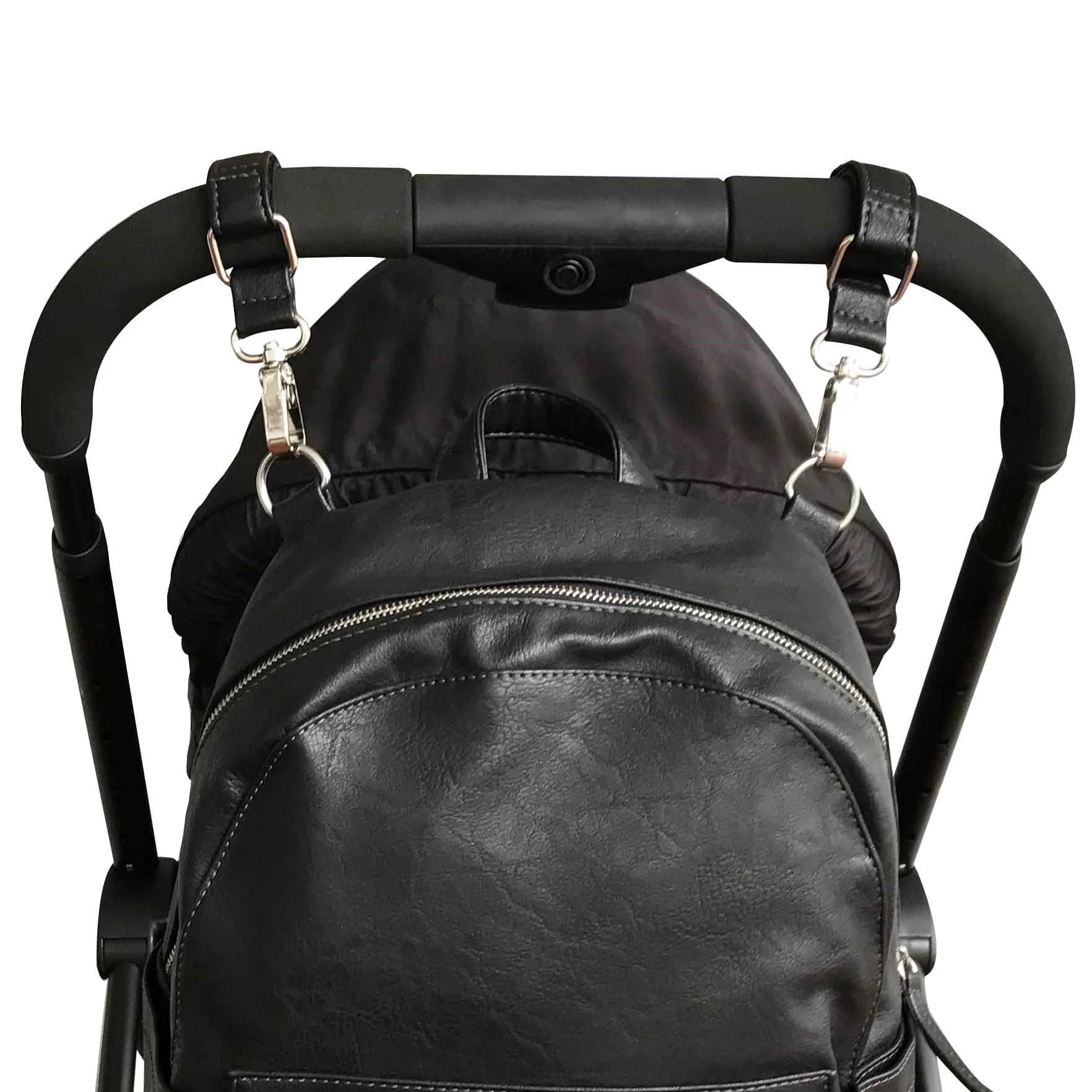 Bag Pram Clips - Black